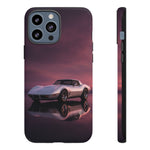 Soft White C3 Corvette Mauve Sky Phone Case