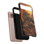 Land Cruiser FJ40 Classic 4x4 Red Rock Canyon Art Tough Phone Case