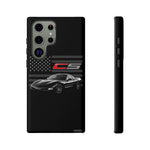 Black C5 Phone Case American Sports Car Tough Cover Gift