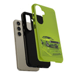 Green Cuda Muscle Car phone case for Gear Heads