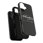 Vintage Galaxie 500 Phone Case | Classic Car Illustration, Black