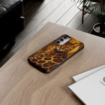 Bengal Cat Wild Spots Gold Art Tough Phone Case