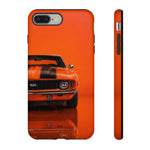 69 Camaro SS Tough Phone Case, Orange Classic Muscle Car Gift for Guys
