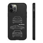 1986 Supra Triple View Line Art JDM Tough Phone Case Cover
