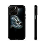 Tarpon Fishing Phone Case, Saltwater Portrait Black Cover, Gift