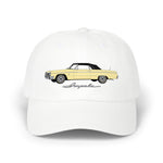 1964 Impala Convertible Dad Hat Classic Car Cap Adjustable Yellow Lowrider