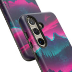 2 Rounds Canada Retina Artwork Vaporwave Phone Case – Landscape Aesthetic