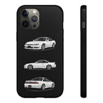 White S14 Silvia JDM Sports Car Phone Case Tough Multi View