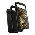 Stained Glass Cat Phone Case, Lead Line Art Cover, Gift