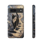 Piano Cat walking on keys Tough Case | Phone cover, musical cat art