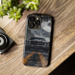 70 El Camino SS Phone Case, Black Classic Car Foggy Mountain Cover
