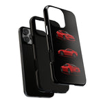 Red 370Z Sports Coupe Tough Phone Case for JDM Enthusiasts