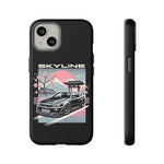 R34 Skyline GT-R Sakura Mountain JDM Tough Phone Case Gift