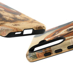 Guilty Basset Hound Phone Case, Muddy Watercolor Art Cover