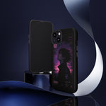 Melancholy Data Poster Phone Case, Glitch Anime Sky Tough Cover