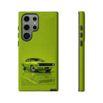 Green Cuda Muscle Car phone case for Gear Heads