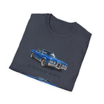 Blue 1970 Grand Prix Car T-Shirt | Classic Auto Trio Illustration