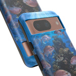 Snapper Reef Phone Case, Sunlit School Ocean Fishing Tough Cover