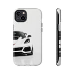 Arctic White C7 ZR1 Tough Phone Case for Vette Owners
