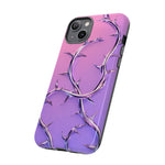 Chrome Thorn Vine Phone Case Vaporwave Tough Cover