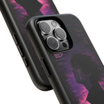 Melancholy Data Poster Phone Case, Glitch Anime Sky Tough Cover