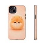 Pomeranian Kawaii Puffball Chibi Pet Dog Art Tough Phone Case