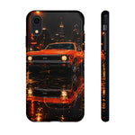 69 Nova SS Phone Case, Rainy City Night Muscle Car Tough Cover