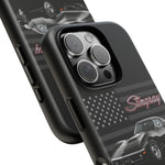 C3 Stingray Phone Case Black Sports Car Tough Cover Gift
