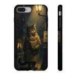 Dapper Cat Detective phone case | Tough Cases