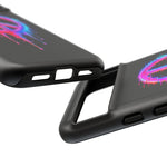Glitch Peace Sign Phone Case, RGB Melt Digital Art Tough Cover, Gift