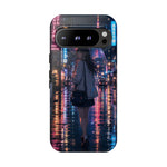 Lofi Anime Rain Street Art Tough Phone Case