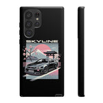 R34 Skyline GT-R Sakura Mountain JDM Tough Phone Case Gift
