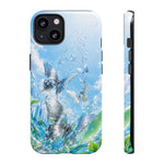 Copy of Silver Butterflies Tough Case | Blue Sky Water Droplets Phone Cover