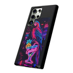 Neon Parrot Cocktails phone case | Tough Cases