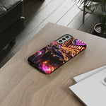 Vegas Strip Corvette Night Phone Case Neon Tough Case