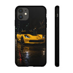 Aggressive Yellow C7 Z06 Tough Phone Case
