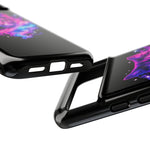 Galaxy Cat Cosmic Swirl Vaporwave Phone Case Mystical Tough Case