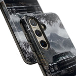 70 El Camino SS Phone Case, Black Classic Car Foggy Mountain Cover