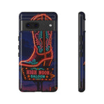 Neon Cowboy Boot phone case | High Noon Saloon design