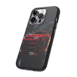Charger Hellcat Widebody Red Rain Art Phone Case