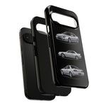 Silver Prelude Sports Coupe Tough Phone Case for JDM Fans