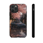 Cherry Blossom Street Scene R34 Skyline GTR Tough Case | Car Photo Cover