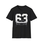 1963 C2 Stingray Distressed 63 Split Window Classic Car T-Shirt Vintage Fan Gift