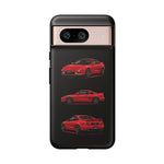 Red MR2 JDM Sports Car Phone Case Tough Multi View