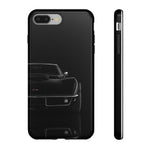 Black 1969 Corvette Art Phone Case, C3 Stingray Sports Car Tough Cover