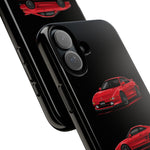 Red MR2 JDM Sports Car Phone Case Tough Multi View