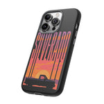 Silverado sunset truck Phone Case | Retro pickup silhouette