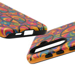 Peace Love Rainbow Spiral Art Tough Phone Case