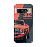 Boss 302 Calypso Coral Mustang Muscle Car Tough Phone Case