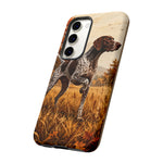German Shorthaired Pointer Pointing Art Tough Phone Case